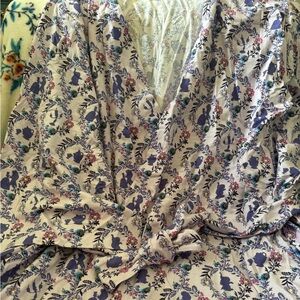 Vera Bradley knit robe in belle floral cameos 2xl/3xl